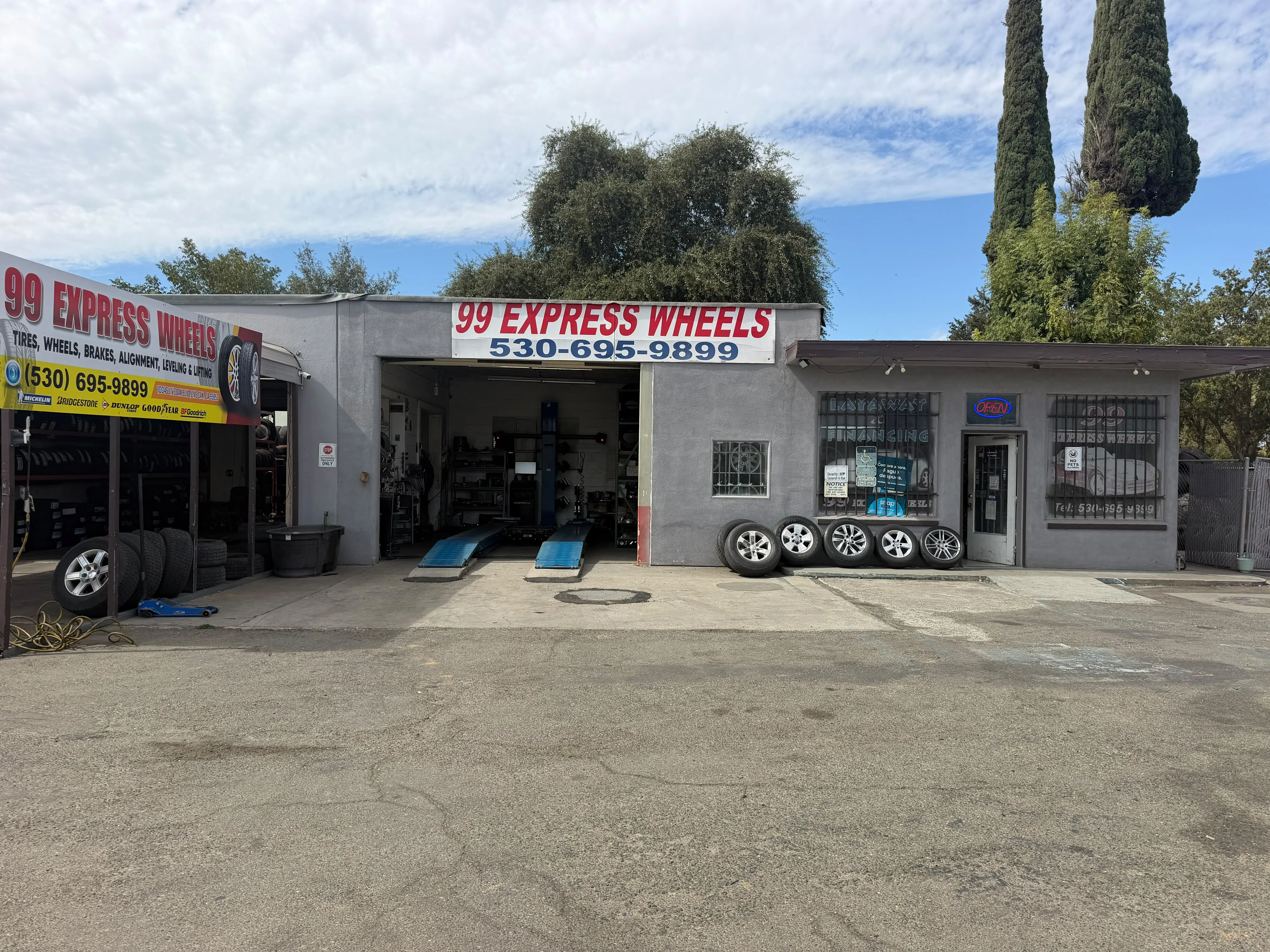 99 Express Wheels shop in Live Oak, CA
